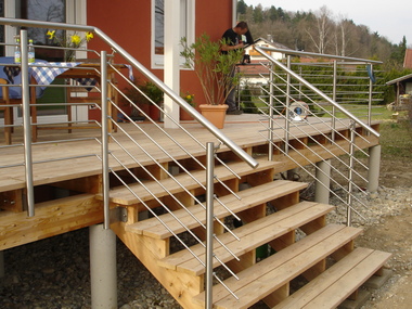 Treppen und Treppengeländer in Obing Spenglerei Metallbau Lex in Obing