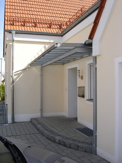Überdachung in Burghausen Spenglerei Metallbau Lex in Burghausen