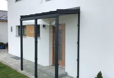 Überdachung in Trostberg Spenglerei Metallbau Lex in Trostberg