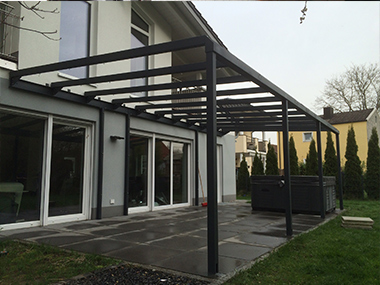 Überdachung in Mehring Spenglerei Metallbau Lex in Mehring